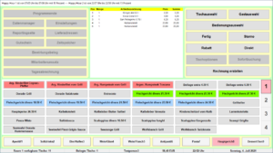 Gastronomie Kassensoftware Bistro-Cash Tischbuchung