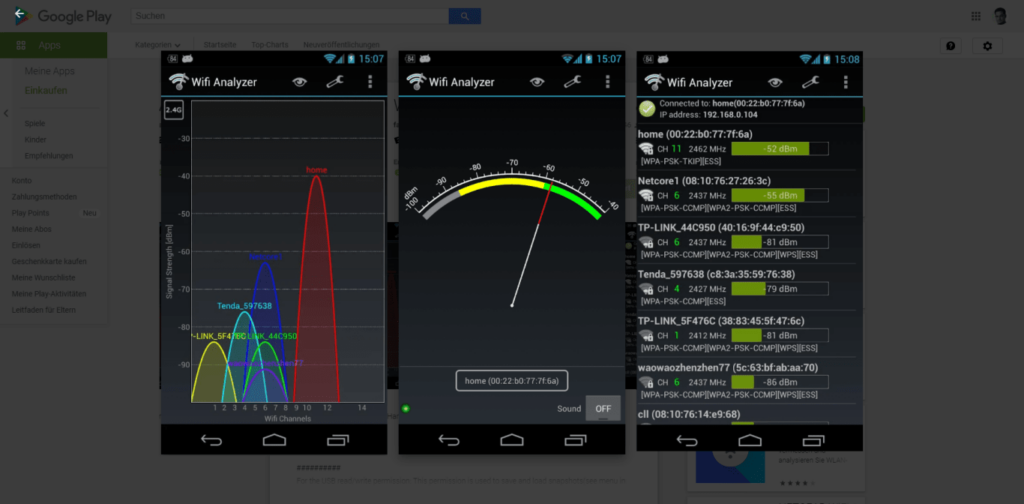 Powerline Adapter Wifi Analyzer App